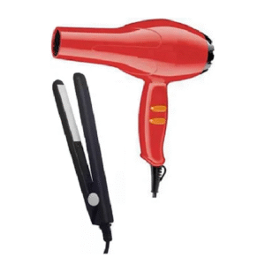 Hair Dryer 1800 Watts With Mini Straightener In Multicolor Hair Dryer