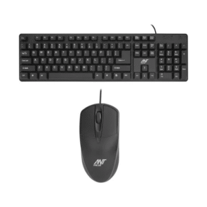 Wired Keyboard and Mouse Combo,Full-Size Keyboard and Mouse Combo with Optical 3 Button Mouse