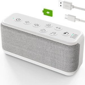 White Noise Machine for Office Privacy & Noise Canceling, USB Rechargeable Sound Machine